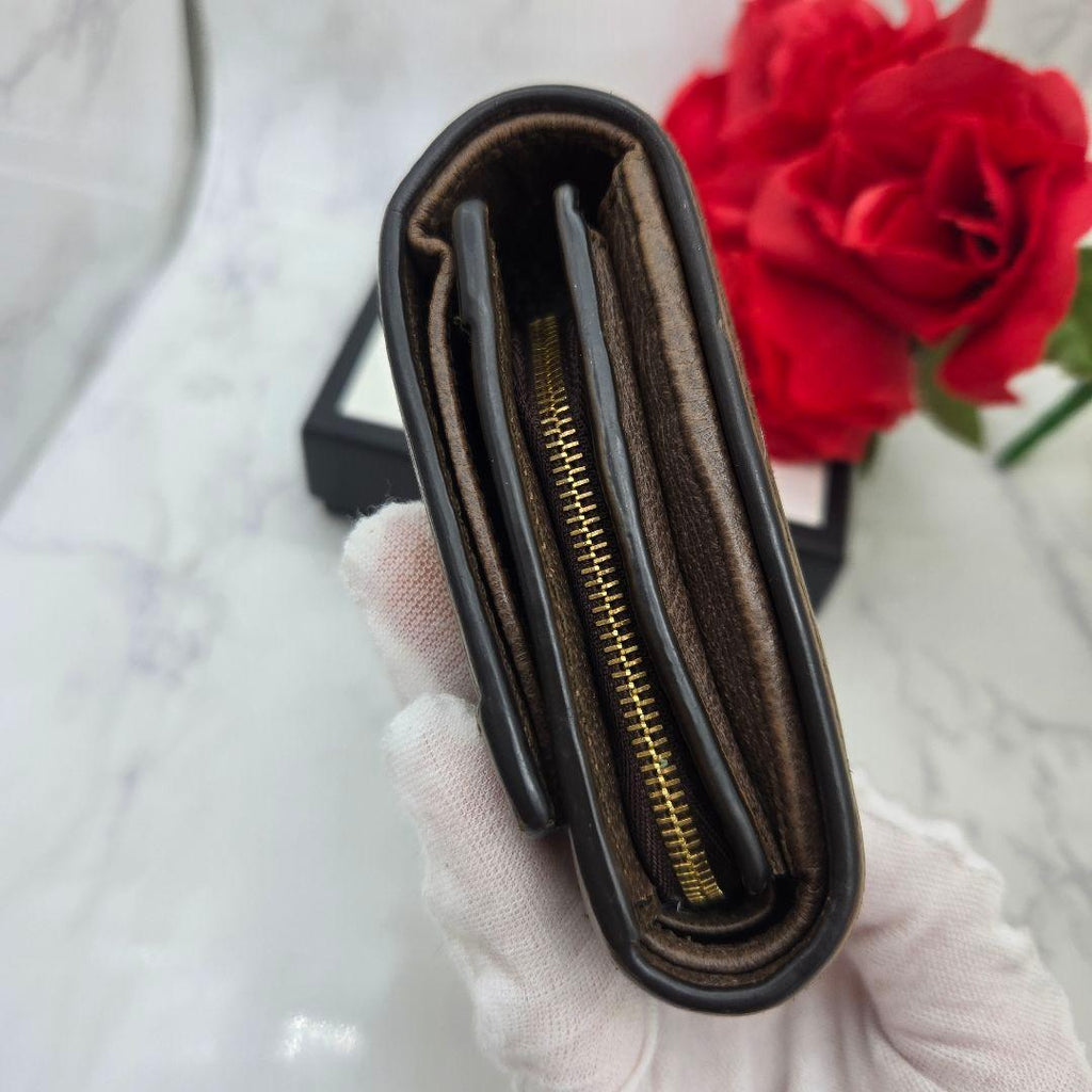 Gucci Fold Wallet Ophidia Sherry Line GG — view 8