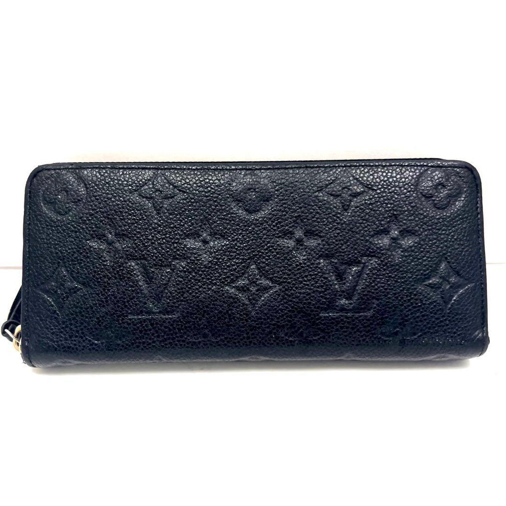 Louis Vuitton Empreinte Monogram Clemence Zippy Wallet Noir — view 7