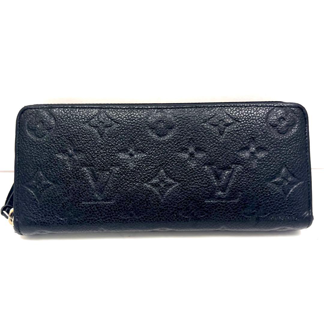 Louis Vuitton Empreinte Monogram Clemence Zippy Wallet Noir — view 7