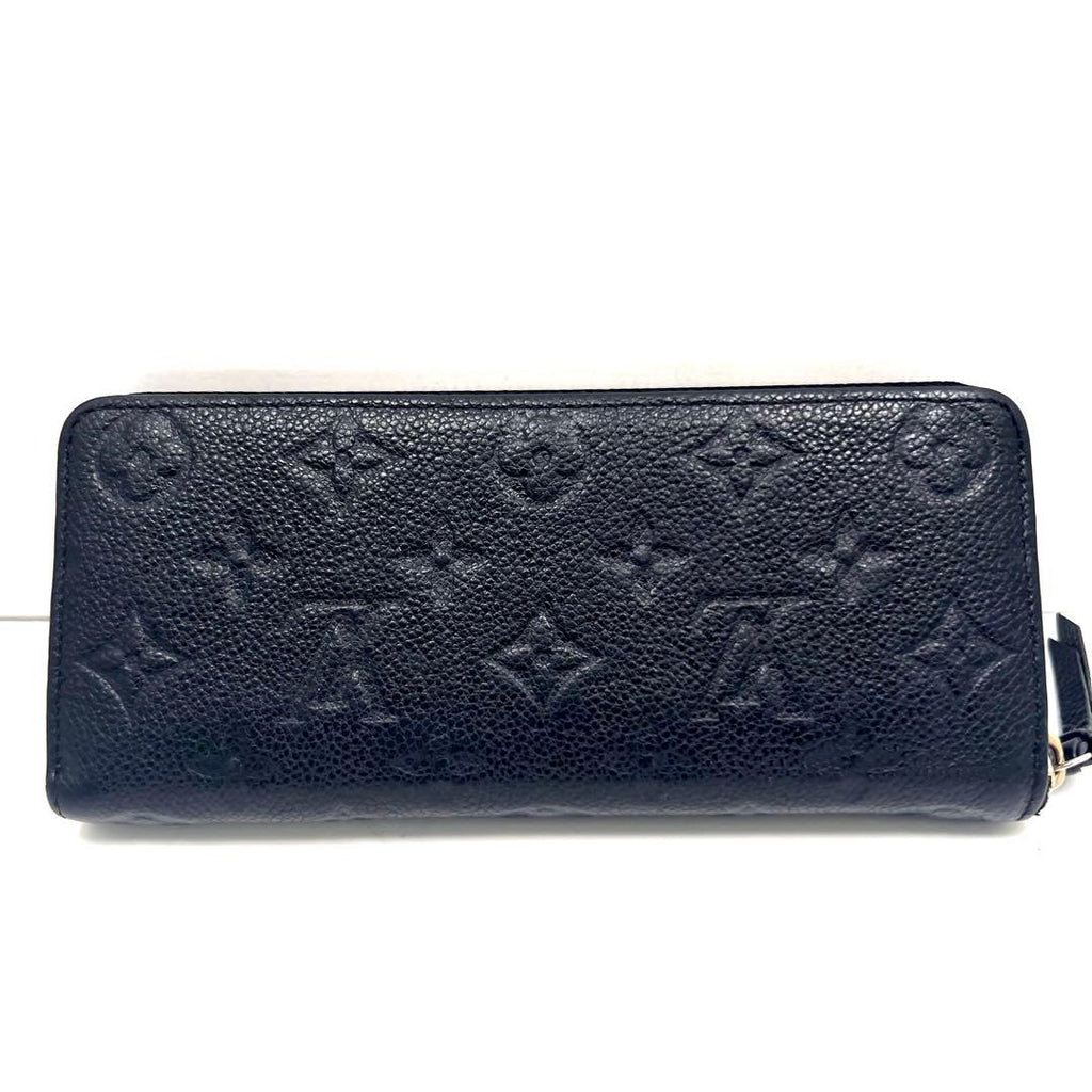 Louis Vuitton Empreinte Monogram Clemence Zippy Wallet Noir — view 8