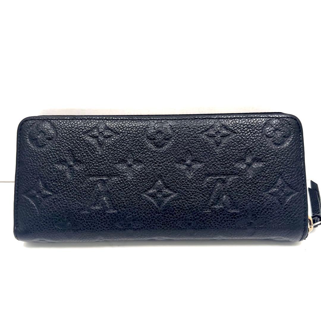 Louis Vuitton Empreinte Monogram Clemence Zippy Wallet Noir — view 8