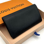 Louis Vuitton Epi Portefeuille Brazza Wallet Black Business