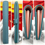 Louis Vuitton Wallet LV Vertical Light Blue — view 6