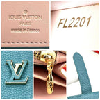 Louis Vuitton Wallet LV Vertical Light Blue — view 8