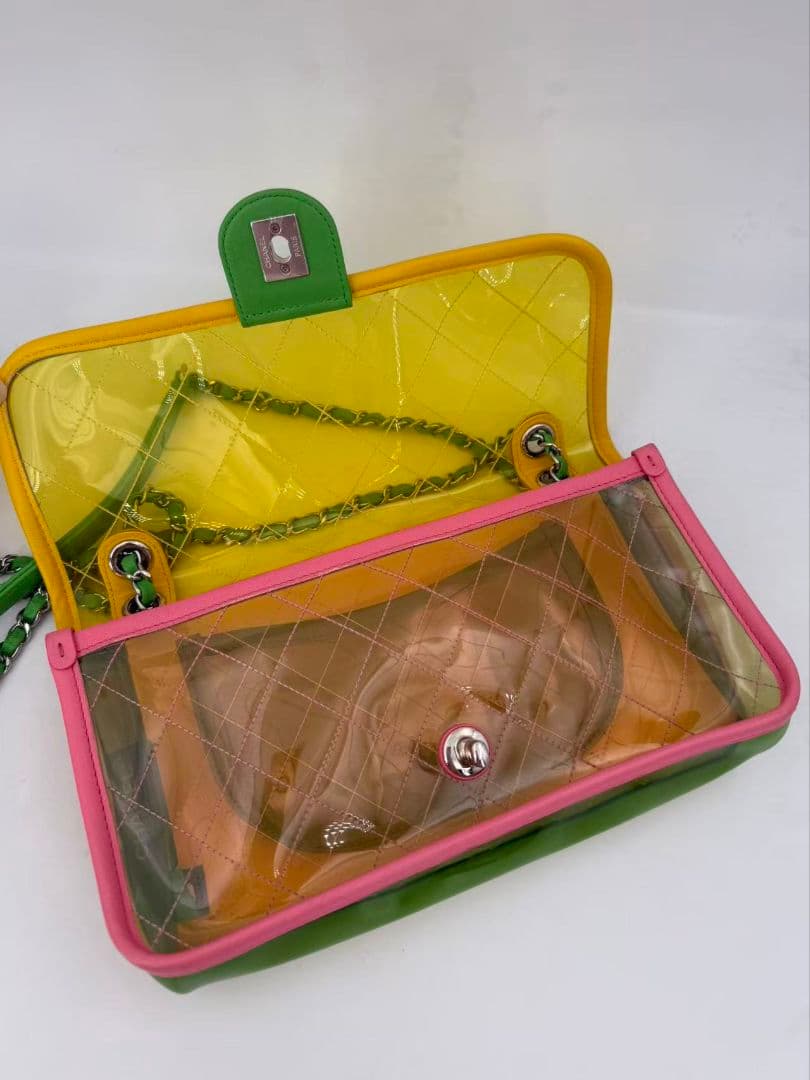 Chanel Pastel Color Jelly Chain Bag Yellow — view 2
