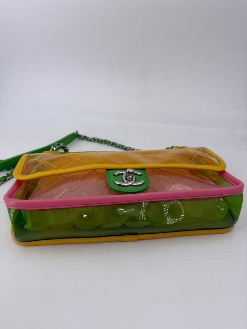 Chanel Pastel Color Jelly Chain Bag Yellow — view 4