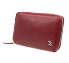 Chanel CC Logo Leather Zip Around Wallet — view 2