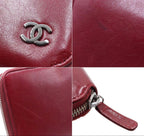 Chanel CC Logo Leather Zip Around Wallet — view 5