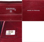 Chanel CC Logo Leather Zip Around Wallet — view 8