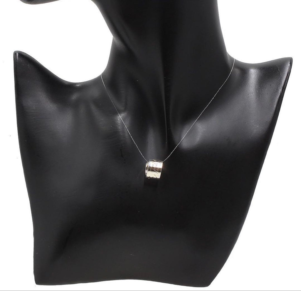 Hermes Italic Pendant Silver — view 2