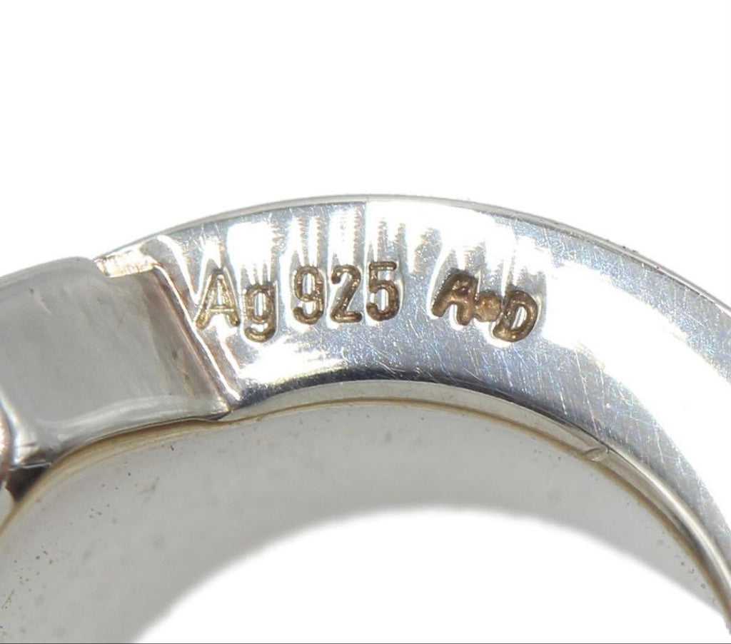 Hermes Italic Pendant Silver — view 5