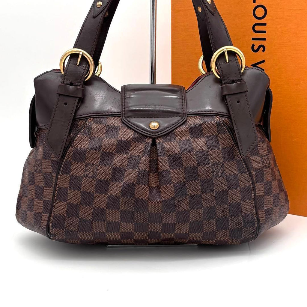Louis Vuitton Damier Ebene Sistina PM Tote Bag — view 2