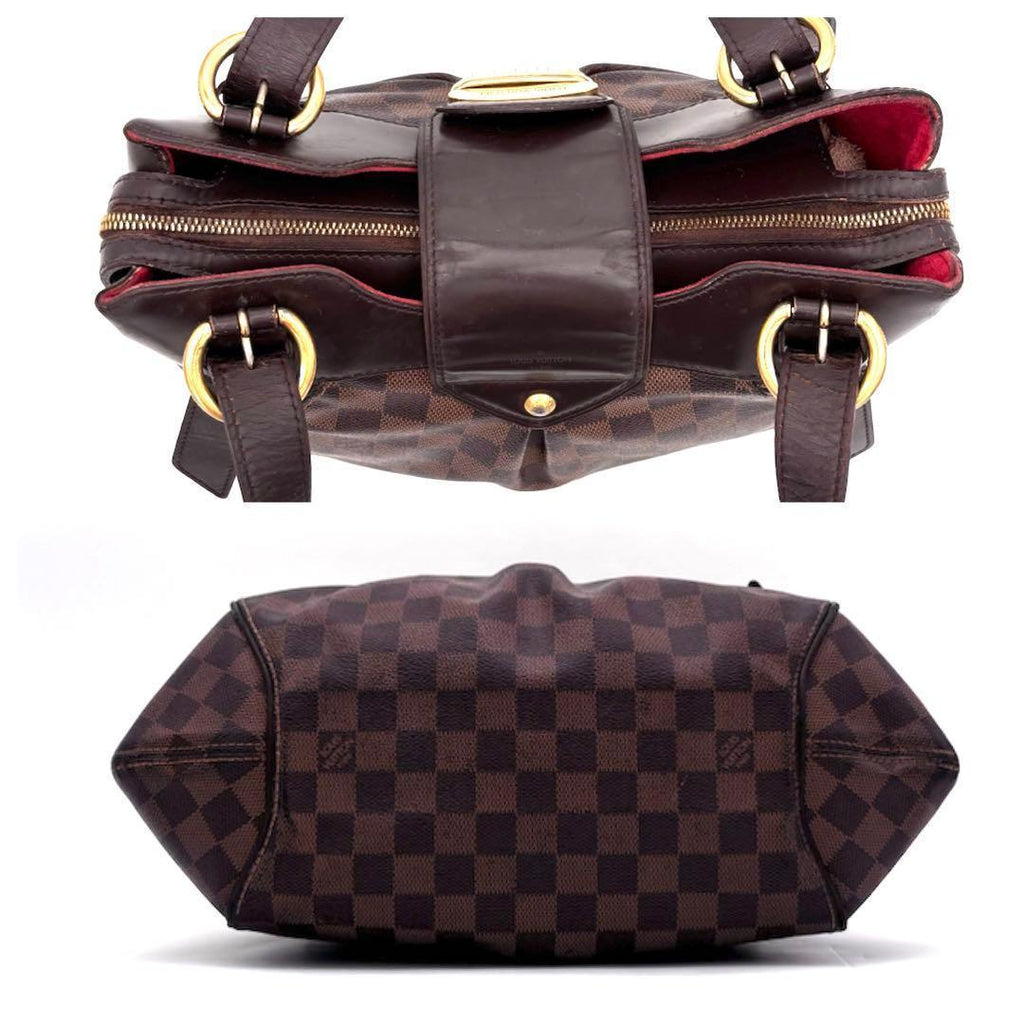 Louis Vuitton Damier Ebene Sistina PM Tote Bag — view 5