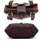 Louis Vuitton Damier Ebene Sistina PM Tote Bag — view 5