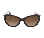 Chanel CC Logo Pearl Tortoiseshell Sunglasses Eyewear — view 2