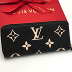 Louis Vuitton Wallet Monogram Empreinte Bicolor Black — view 2