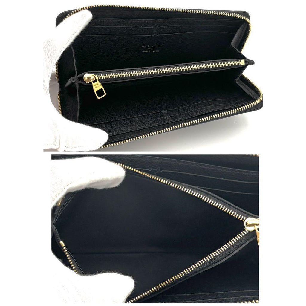 Louis Vuitton Wallet Monogram Empreinte Bicolor Black — view 3