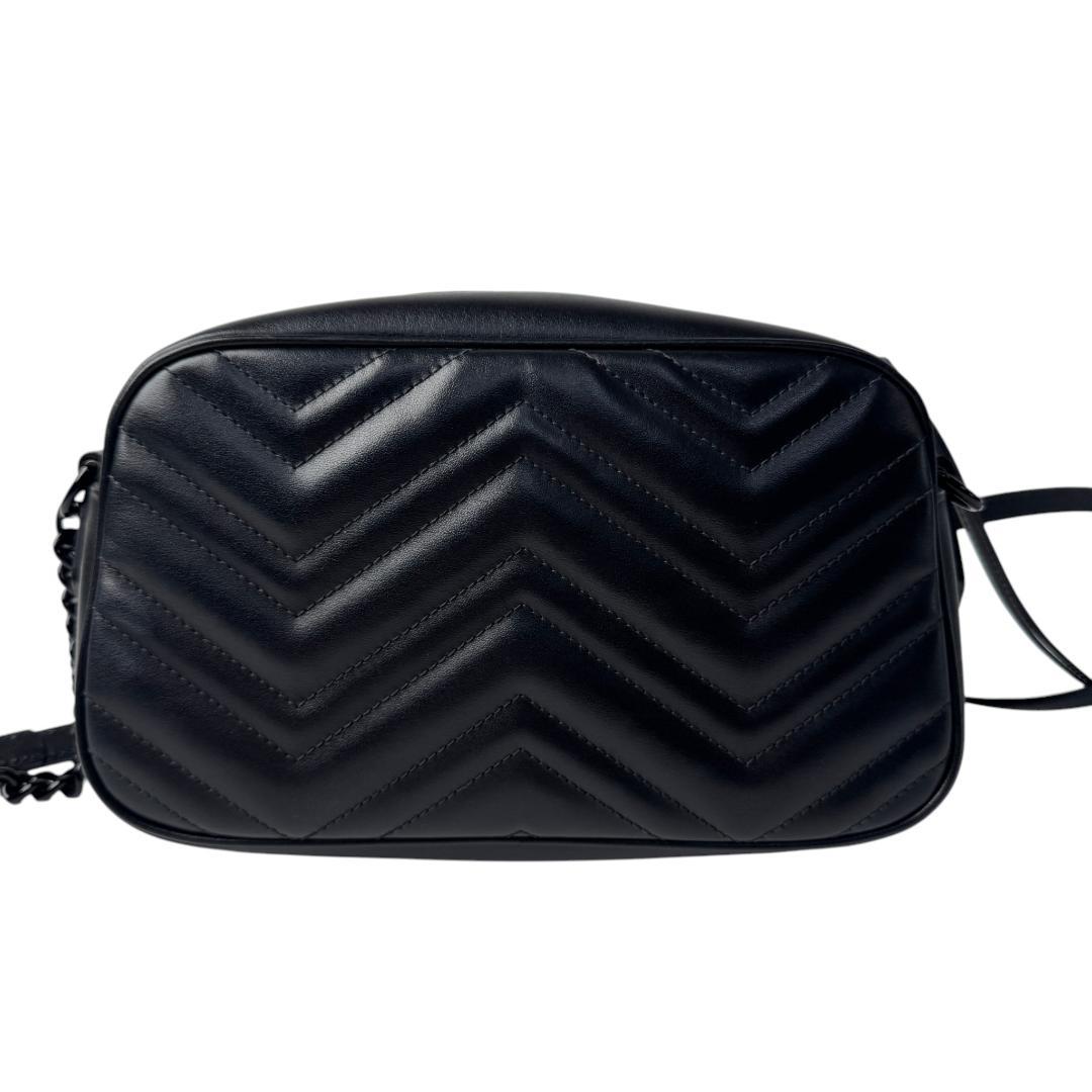 Gucci GG Marmont Shoulder Bag So Black — view 4