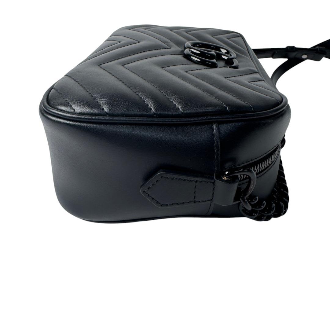 Gucci GG Marmont Shoulder Bag So Black — view 6