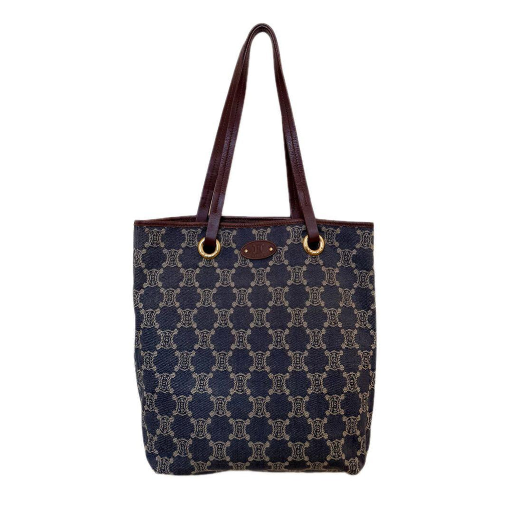 Celine Denim Shoulder Bag