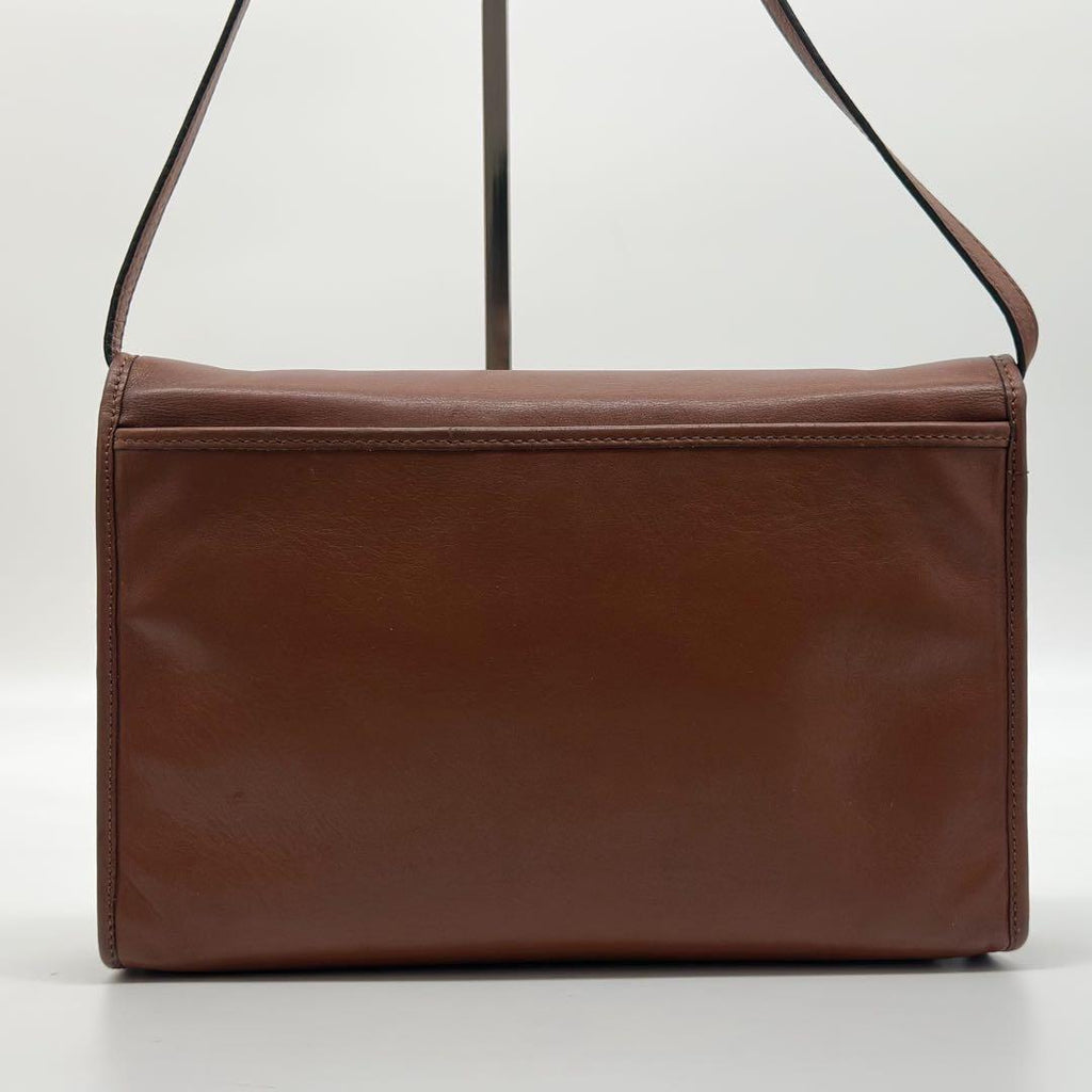Celine Vintage Triomphe Leather Shoulder — view 3
