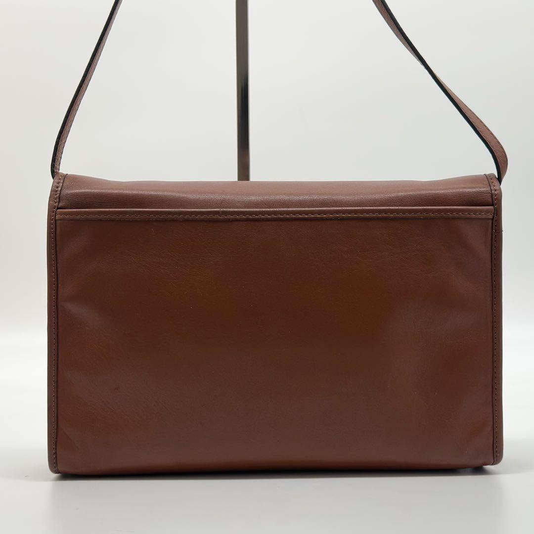 Celine Vintage Triomphe Leather Shoulder — view 3