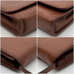 Celine Vintage Triomphe Leather Shoulder — view 7