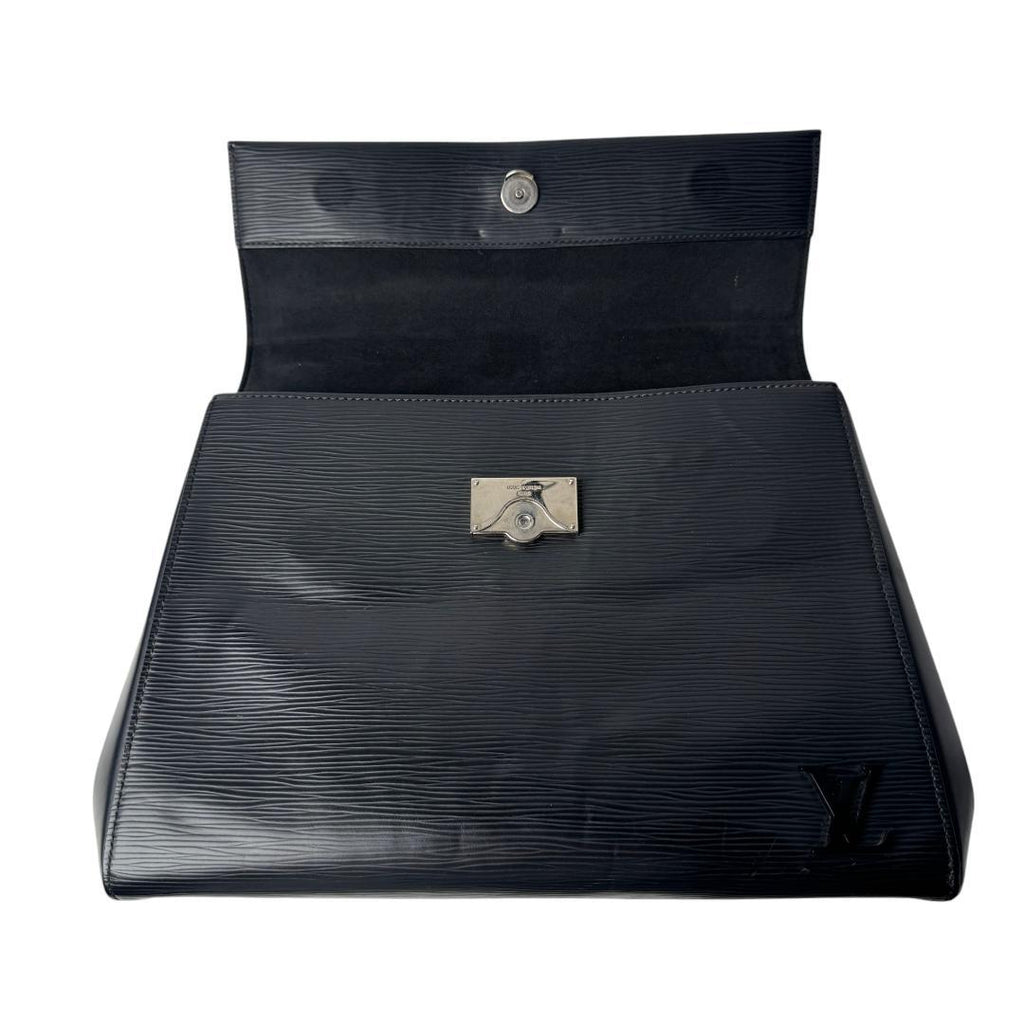 Louis Vuitton Epi Cluny BB Black Shoulder — view 8