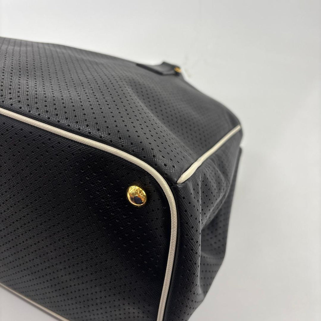 Prada Super Saffiano Leather Black Tote — view 9