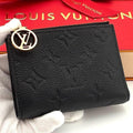 Louis Vuitton Class Wallet Monogram Empreinte Portefeuille Lisa Black