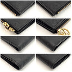 Louis Vuitton Class Wallet Monogram Empreinte Portefeuille Lisa Black — view 8