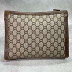 Gucci GG Clutch Brown Leather Second Logo — view 3