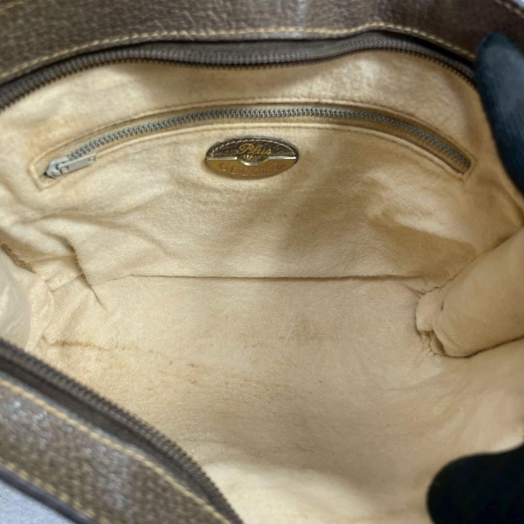 Gucci GG Clutch Brown Leather Second Logo — view 4