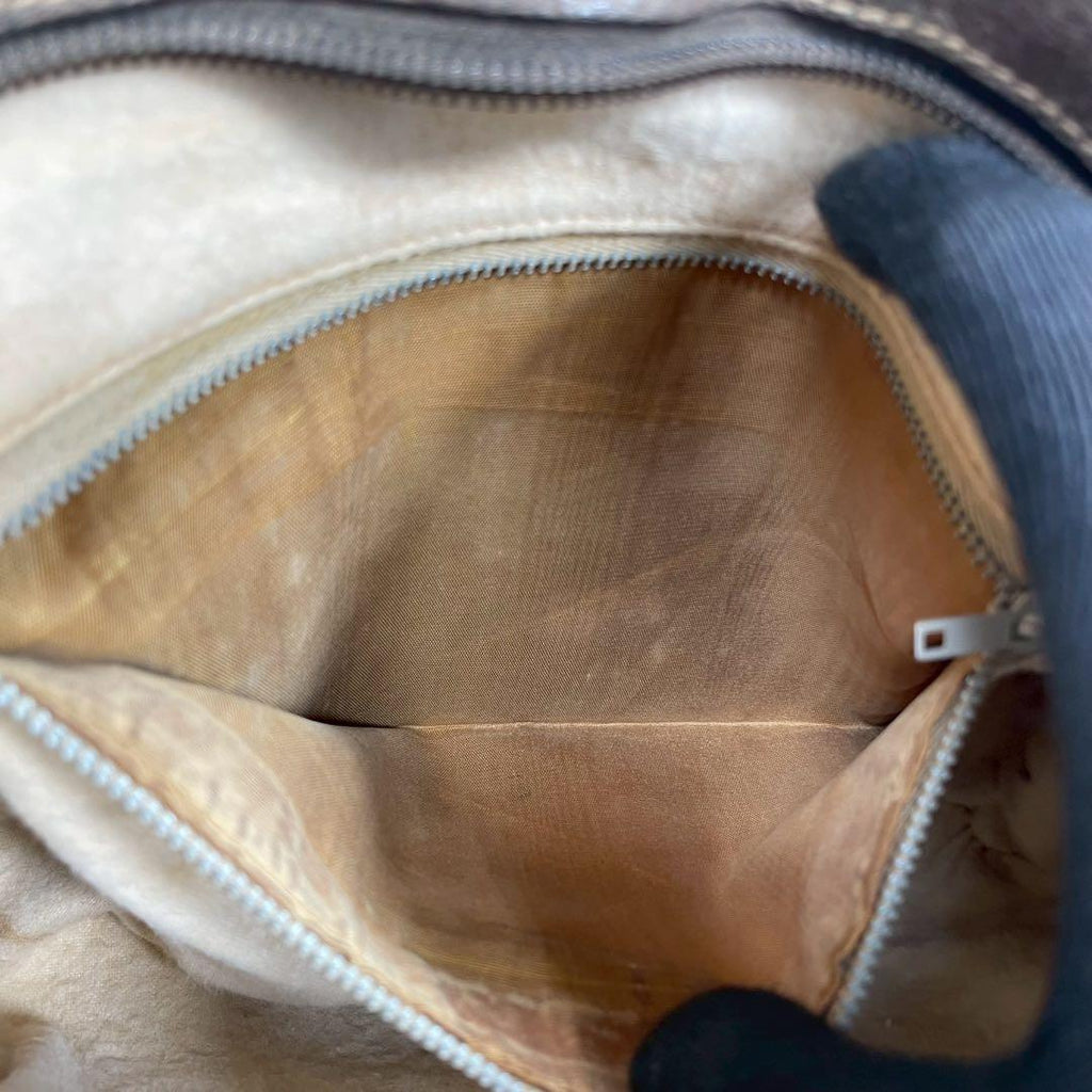 Gucci GG Clutch Brown Leather Second Logo — view 5