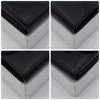 Celine Trio Trifold Wallet Calfskin Black Gold — view 9