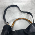 Gucci Shoulder Bag 2-Way Bamboo Black Leather — view 4