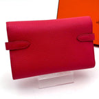 Hermes Kelly Wallet Pink Shevr Misol — view 2
