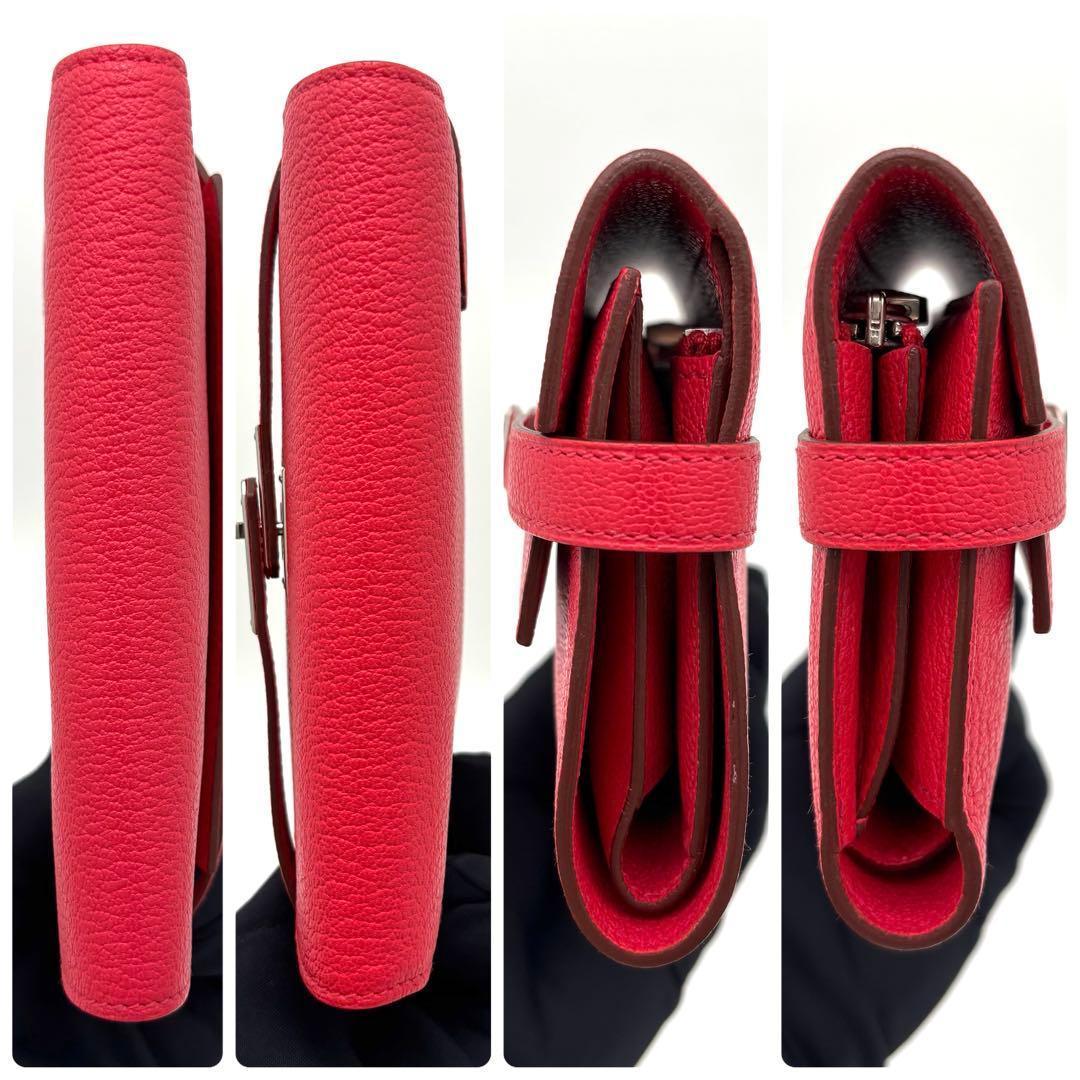Hermes Kelly Wallet Pink Shevr Misol — view 6