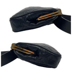 Chanel Lambskin Quilted Kiss Lock Waist Belt Bag CC Logo — view 4
