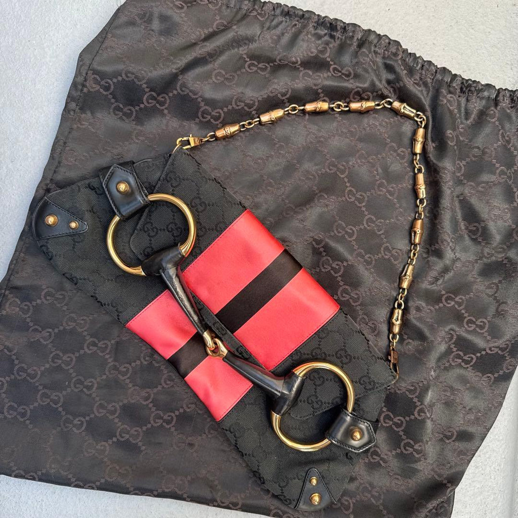 Gucci Tom Ford Era Horsebit Chain Clutch — view 7
