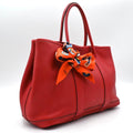 Hermes Tote Garden Twirl TPM Red Included