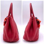 Hermes Tote Garden Twirl TPM Red Included — view 4