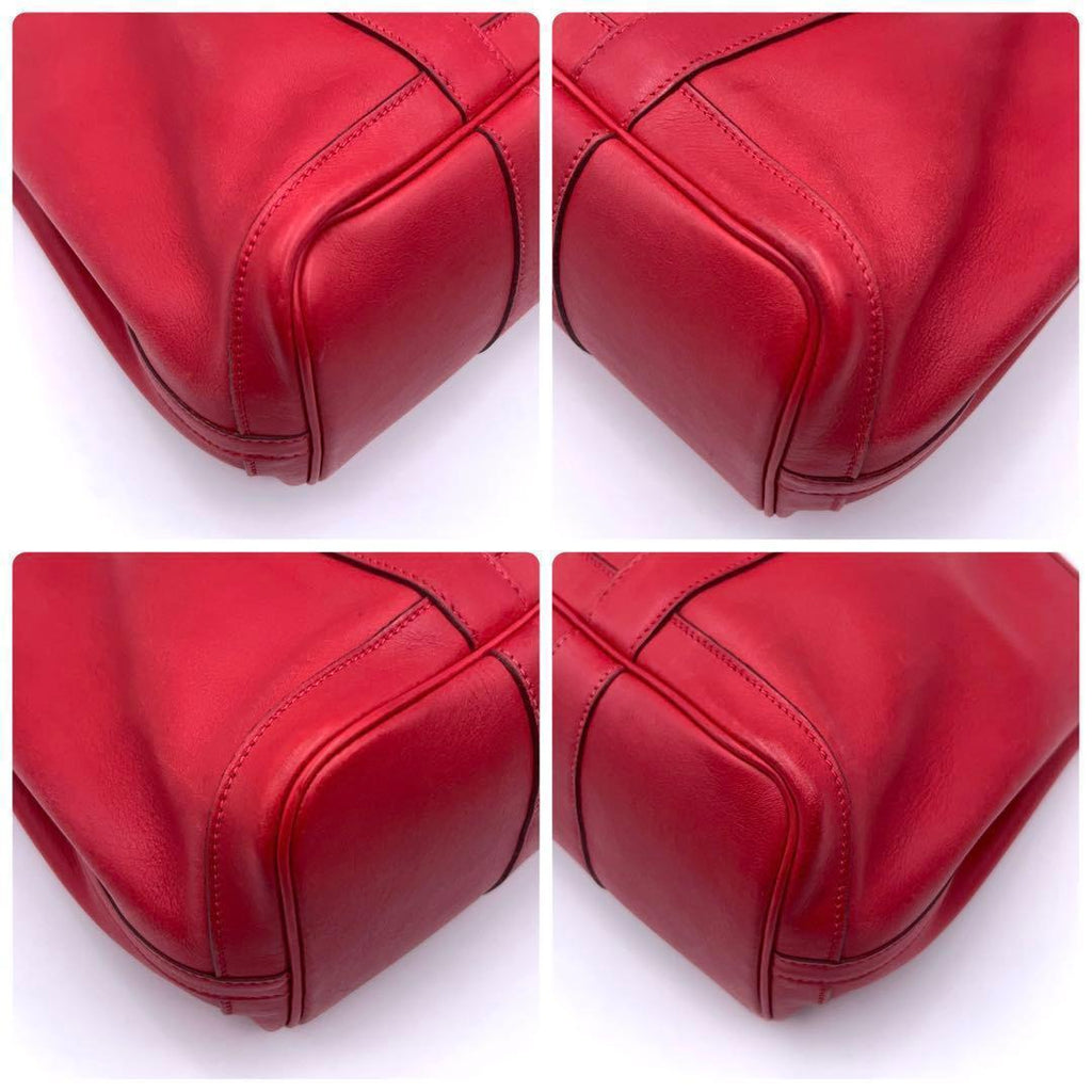 Hermes Tote Garden Twirl TPM Red Included — view 6