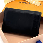 Louis Vuitton Portefeuille Lock Mini Trifold Wallet Noir Silver — view 2
