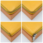 Louis Vuitton Epi Wallet Zippy Yellow Zip Around — view 8