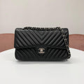 Chanel Chez Blanc CC Logo Stitch Turnlock Shoulder