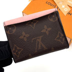 Louis Vuitton Monogram Portefeuille Zoe Rose Ballerine Trifold Wallet — view 2