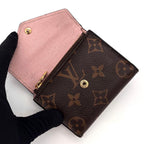 Louis Vuitton Monogram Portefeuille Zoe Rose Ballerine Trifold Wallet — view 3