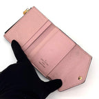 Louis Vuitton Monogram Portefeuille Zoe Rose Ballerine Trifold Wallet — view 4