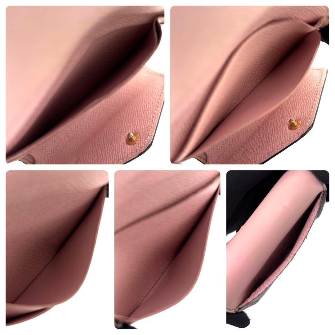 Louis Vuitton Monogram Portefeuille Zoe Rose Ballerine Trifold Wallet — view 7